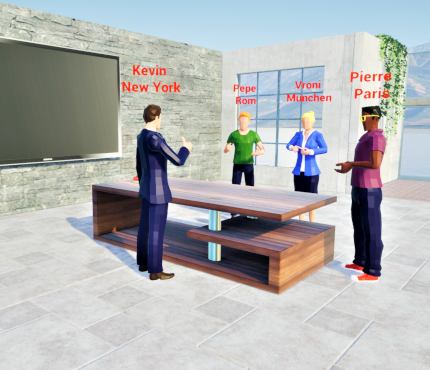 VR as a Solution to Multi-user Collaboration